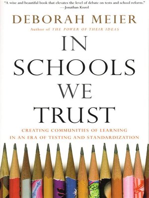 cover image of In Schools We Trust